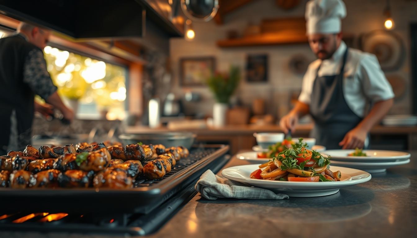 Comforting family dinner served at home
